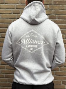 grey hoodie back