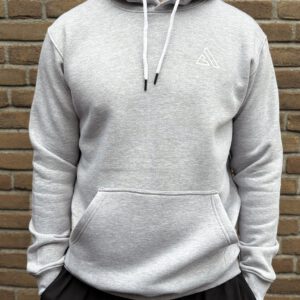 grey hoodie front