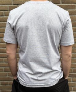 grey tee back