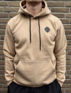 tan hoodie front